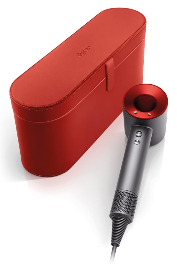 Red Supersonic™ Hair Dryer & Travel Case Set