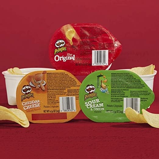 Snack Stacks Potato Crisps Chips, 3 Flavors Variety Pack, 18 Cups