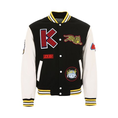 KenzoVARSITY JACKET WITH PATCHES