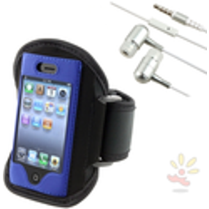 Deluxe ArmBand / Headset Bundle for Apple iPhone 4 / 4S