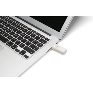 PNY Turbo 64GB USB 3.0 Flash Drive, Pearl White (P-FD64GTBOPW-GE)