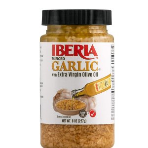 Iberia 橄榄油蒜末8oz 方便储存使用简单