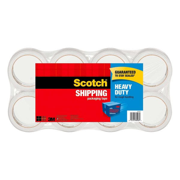 Heavy Duty Shipping Tape 8-pack
