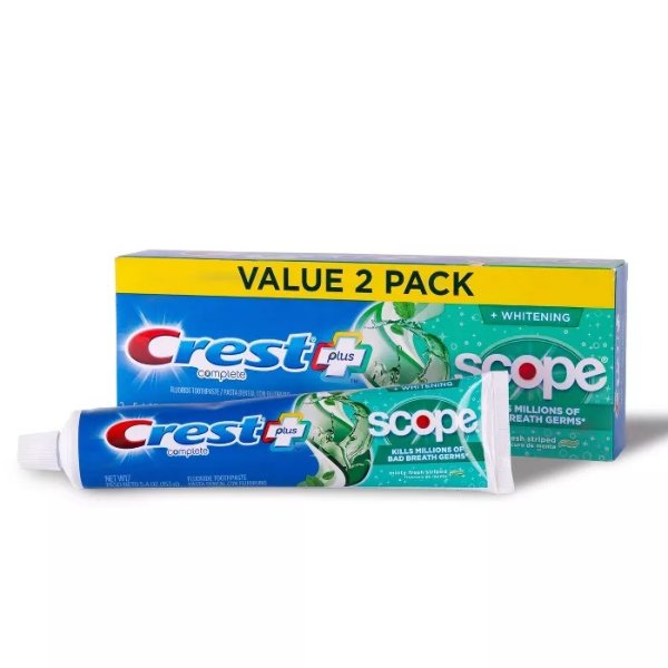 + Scope Complete Whitening Toothpaste Minty Fresh - 5.4oz