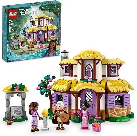Disney Wish: Asha’s Cottage 43231 Building Toy Set, A Cottage for Role-Playing Life in The Hamlet, Collectible Gift This Holiday for Fans of The Disney Movie, Gift for Kids Ages 7 and up