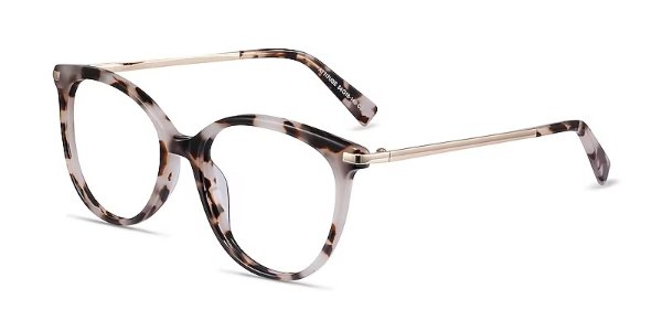 Attitude Cat Eye Ivory Tortoise Glasses for Women | Eyebuydirect