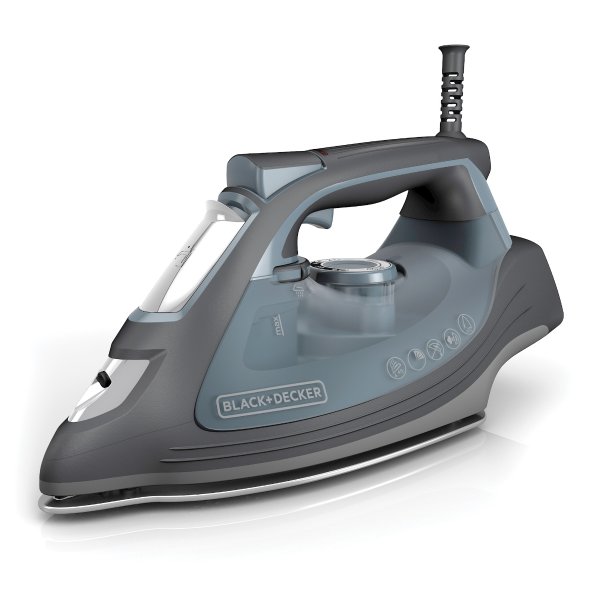 IMPACT Advanced Steam Iron with Maximum Durability and 360 Pivoting Cord, Gray, IR3000