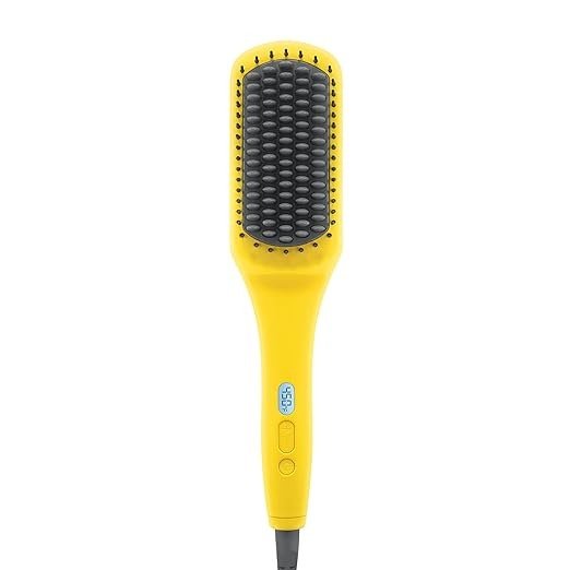 The Brush Crush Heated Straightening Brush | Great for Touch Ups, Second Day Hair Styling