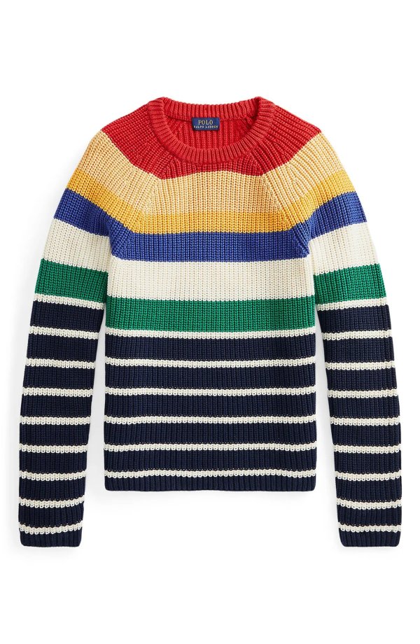 Women's Stripe Cotton Sweater