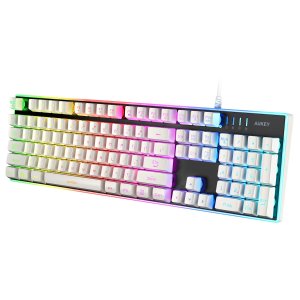 AUKEY Gaming Keyboard, LED Backlit Mechanical Felling Keyboards