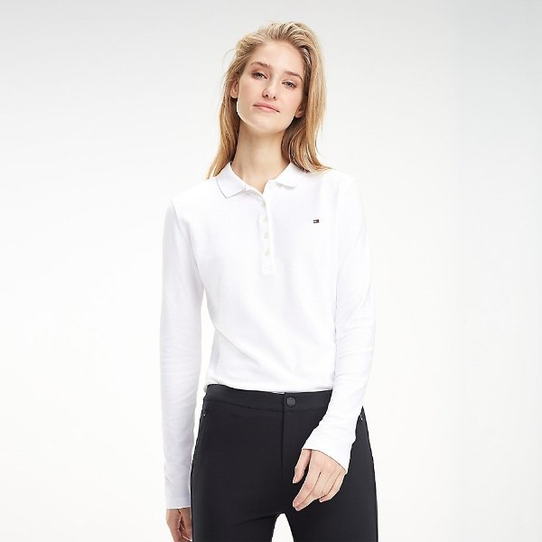 Heritage Long-Sleeve Polo | Tommy Hilfiger
