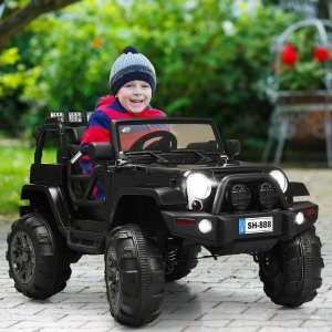 12V Kids Remote Control Riding Truck with LED Lights