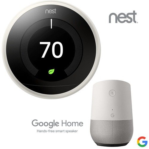 Thermostat 3rd Gen with Google Home Smart Speake