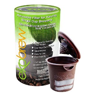 Ekobrew Cup可复用的胶囊咖啡外壳（适用于Keurig K-cup 咖啡机）1个装