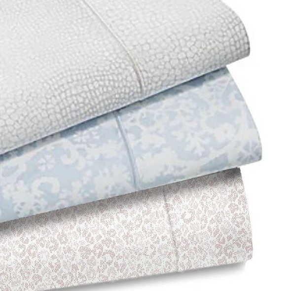Sleep Luxe Cotton 800-Thread Count 4-Pc. Printed Queen Sheet Set, Created for Macy's