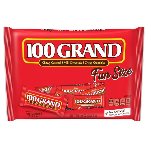 100 Grand Chocolate Bar Fun Size