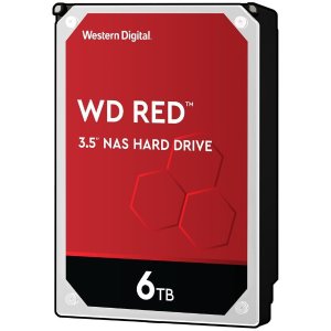 WD Red 6TB NAS Hard Disk Drive - 5400 RPM Class SATA 6Gb/s 256MB Cache 3.5 Inch - WD60EFAX红盘