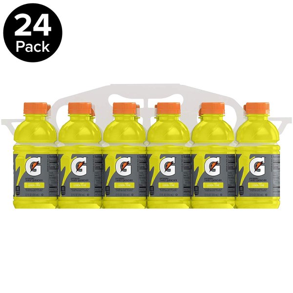 Thirst Quencher, Lemon-Lime, 12 Fluid Ounce Bottles,Pack of 24