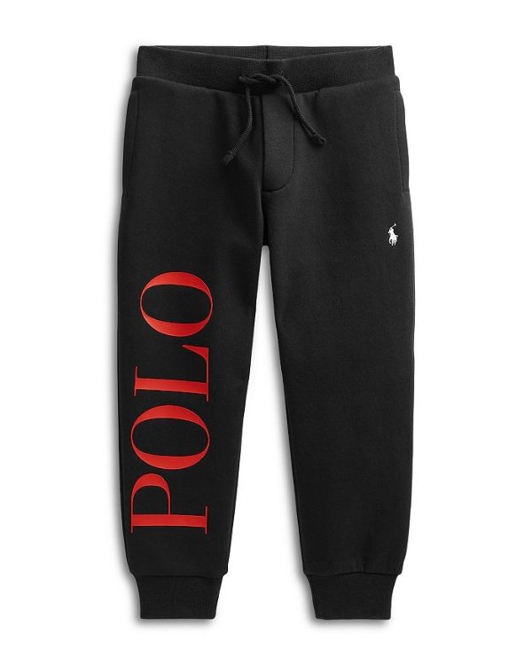 Polo Ralph Lauren Boys' Logo Double Knit Jogger Pants - Little Kid, Big Kid