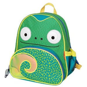 Skip Hop Zoo Toddler Kids Insulated Backpack Cody Chamelon Boy, 12 inches, Green