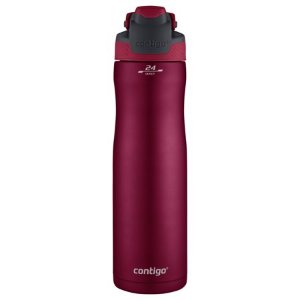 Contigo AUTOSEAL Chill Stainless Steel Water Bottle, 24 oz, Very Berry