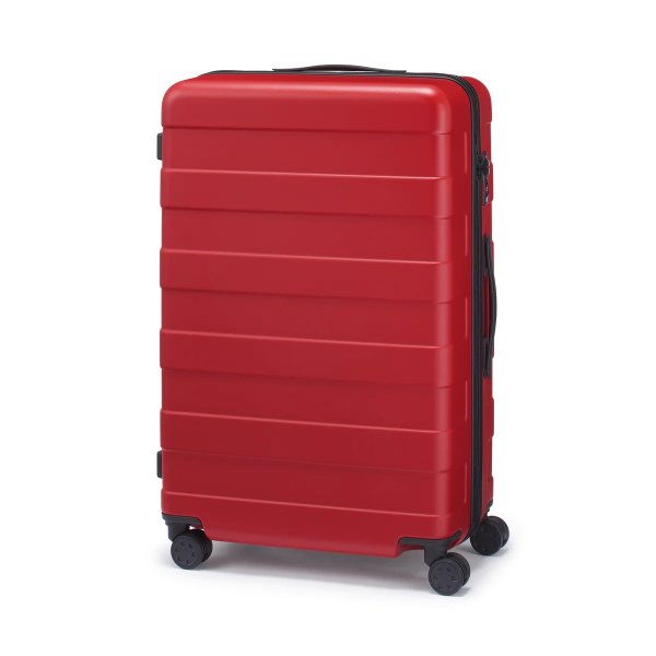 Adjustable Handle Hard Shell Suitcase 75L - Red | Check-In