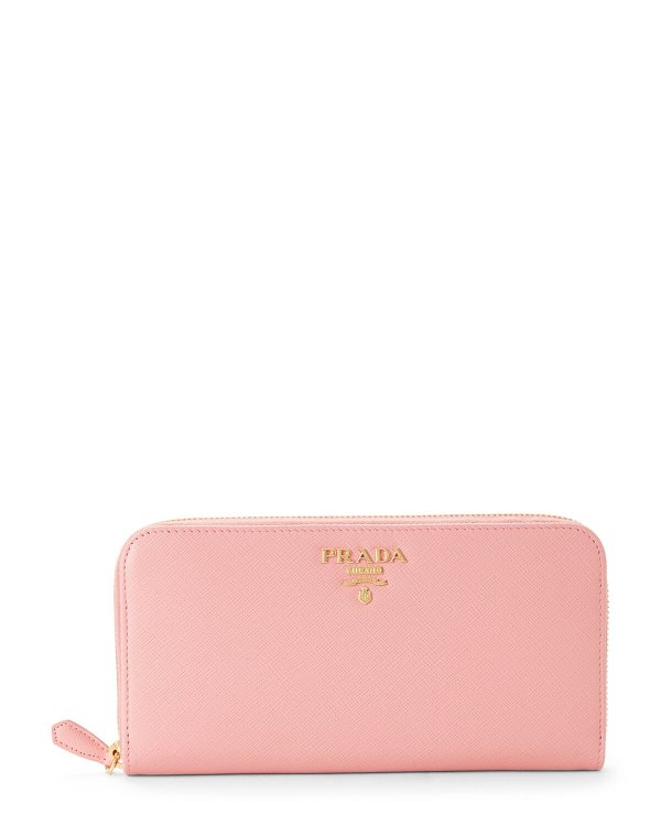 Petal 粉色长钱包