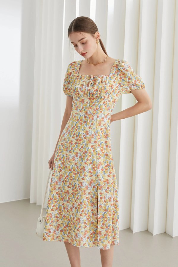 Fansilanen | Damita Printed Puff Dress