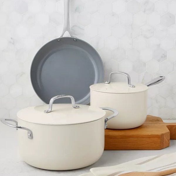 5-Pc. Ceramic Nonstick Cookware Set, Created for Macy's