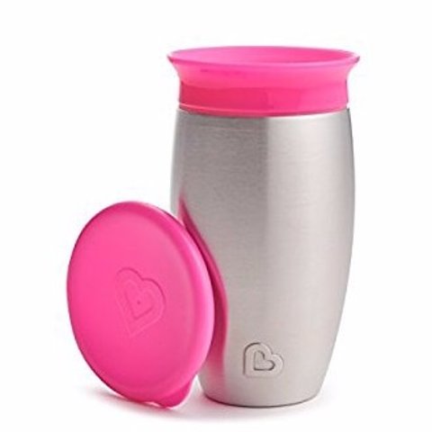 $10.86Munchkin Miracle Stainless Steel 360 Sippy Cup, 10 Ounce