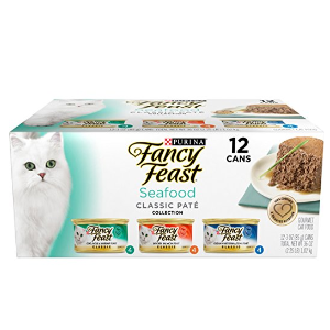 Purina Fancy Feast 海鲜味猫罐头 3种混合味道24罐装