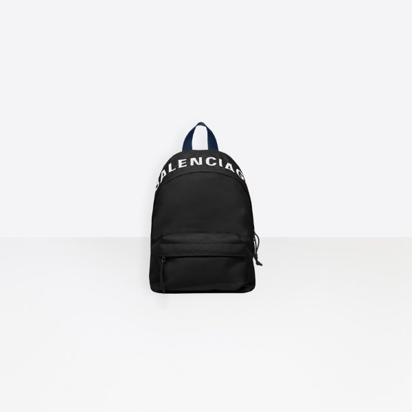 Wheel Small Backpack Noir / Blanc for Women | Balenciaga