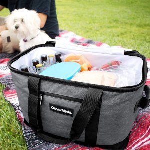 CleverMade 可折叠式野餐冷藏包，购物包，遮阳伞等热卖