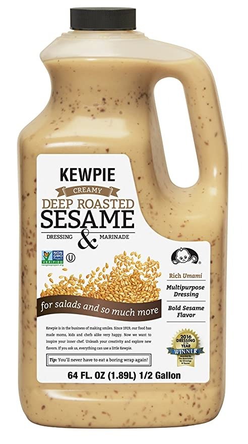 Kewpie Deep Roasted Sesame Dressing, 64 Ounce