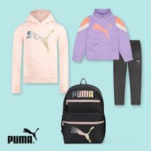 PUMA 儿童产品特卖 秋季套装美衣$19.99收