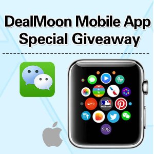by sharing this deal on WeChat via DealMoon Mobile App for iPhone, iPad, or Android
