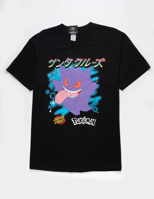 SANTA CRUZ x Pokemon Ghost Type 3 男士T恤