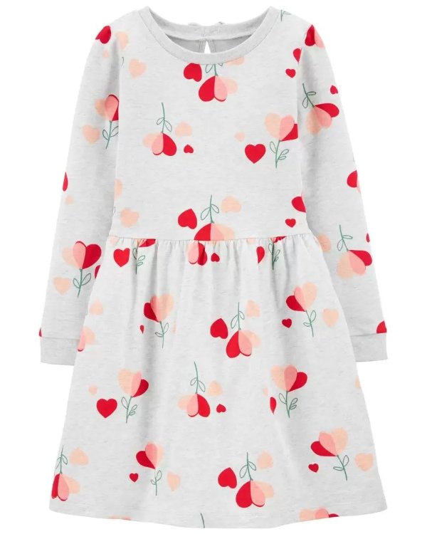 Floral French Terry Dress
