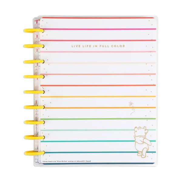 2023 Disney Winnie the Pooh True to You Happy Planner - Classic Dashboard Layout - 12 Months