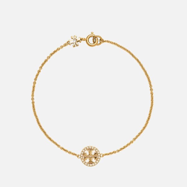 Women's Miller Pave Chain Bracelet - Gold/Crystal