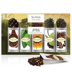 Tea Forte 5口味有机花草茶礼盒装 15包