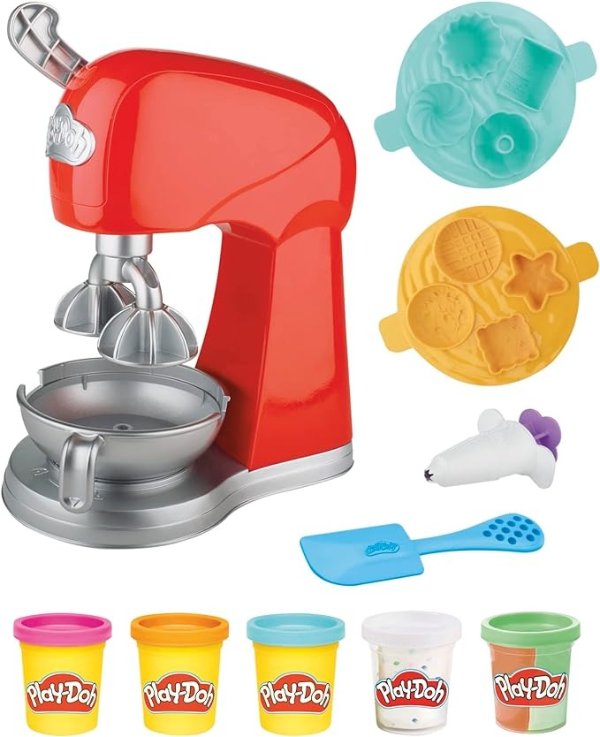 Kitchen Creations Magical Mixer Playset, Toy Mixer with Play Kitchen Accessories, Arts and Crafts for Kids 3 Years and Up