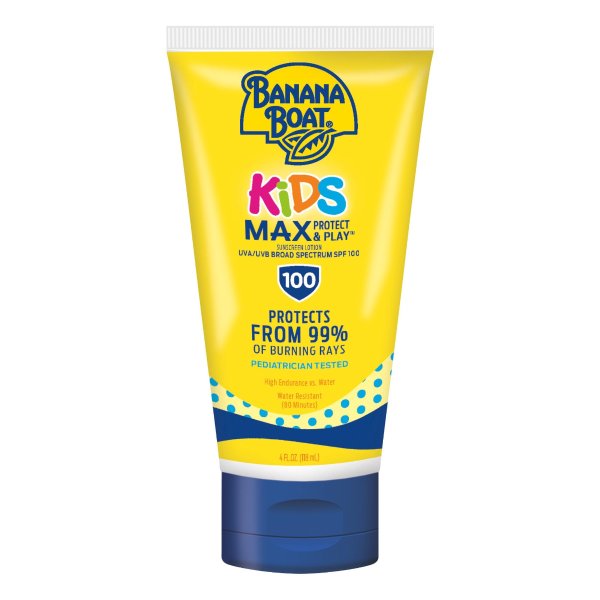 Kids Max Protect & Play Sunscreen Lotion SPF 100, 4 Oz