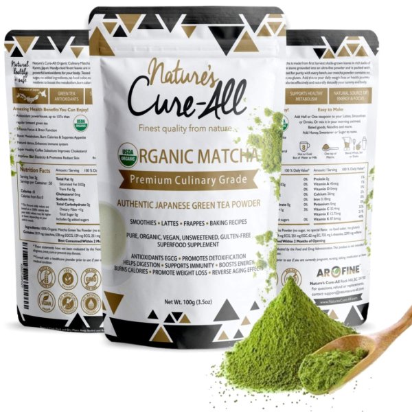 Organic Matcha Green Tea Powder 3.52oz