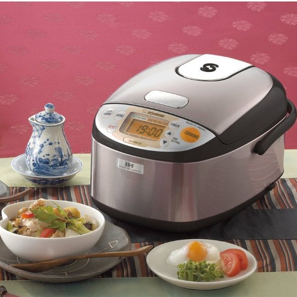 NP-GBC05-XT Induction Heating System Rice Cooker and Warmer, Stainless Dark Brown