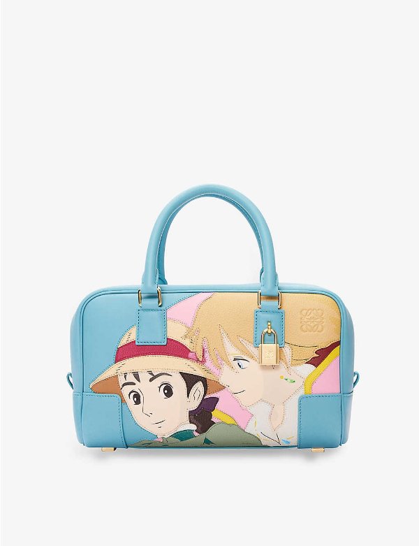 x Howl's Moving Castle Amazona 23 Sophie and Howl leather top-handle bag
