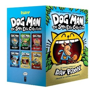 Amazon 童书套装热卖 有大象小猪书和Dog Man