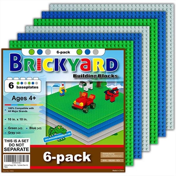 Brickyard Building Blocks 6 Baseplates