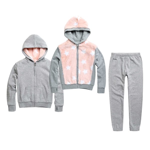 Youth Reversible 2-piece Set, Gray