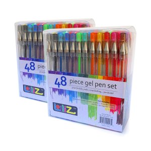 LolliZ Gel Pens 2 Packs of 48 Gel Pen Tray Set